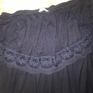 Navy Blue Maxi Dress || Size M